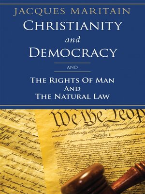 cover image of Christianity and Democracy